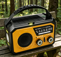16000mAh Notfall-Radio AM FM Solar Handkurbel USB-A-Ausgang Tragbarer Empfänger für Zuhause und Outdoor