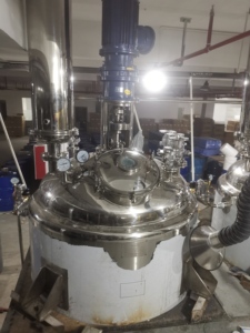 Bibo Full Limpet Coil Stainless Steel 304/316L 5000L Vessel Resin Reactor Semi-Automatic High Productivity Vessel - Product Image 3