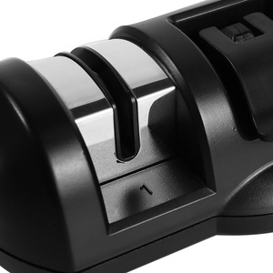 Afilador de cuchillos con ventosa de acero inoxidable, herramienta de afilado manual de múltiples granos para uso en la cocina - Product Image 2