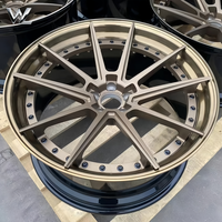 Nuevas Llantas de Aleación de Aluminio Forjado de 2 Piezas, Diseño Cóncavo en Y, Color Bronce Gunmetal, de 18-22 Pulgadas, Ajuste Universal para SUVs, 3 Años de Garantía