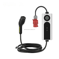 Nouveau chargeur domestique pour véhicules électriques 7kW 22kW 32A Type 2, chargeur EV portable, longueur personnalisable 3,5m-10m pour véhicules électriques, chargeur domestique pour véhicules électriques