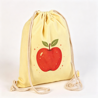 Sac à cordon en toile épaisse, simple et écologique, fourni directement par l'usine, avec logo personnalisé imprimé, pour bijoux et cosmétiques