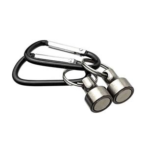 ตะขอแม่เหล็กสำหรับตกปลาพร้อมตัวหนีบคาราไบเนอร์แม่เหล็ก - Product Image 4