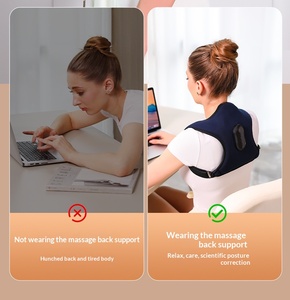 <span class=keywords><strong>Correcteur</strong></span> de posture multifonctionnel CYANMED avec masseur dorsal vibrant et compresse chaude intégrée, batterie au lithium intégrée - Product Image 3