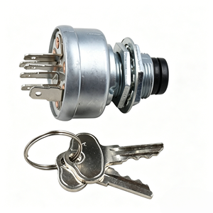 Interrupteur à clé d'allumage TCA15075 avec 2 clés pour <span class=keywords><strong>tracteur</strong></span> John Deere, tondeuse à gazon, véhicule utilitaire Gator, pièces détachées - Product Image 2
