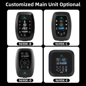6 Chambers Pressotherapy Pneumatic Sports Recovery Boots Lymph Circulation Leg Massager - Product Image 5