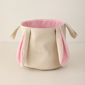 Cesto Pasquale Personalizzato per Caccia alle Uova, Coniglietto di Peluche Super Morbido con Orecchie Lunghe per Bambini - Product Image 5