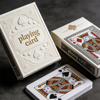 Conception OEM ODM d'usine, personnalisez votre propre jeu de cartes de poker, cartes à jouer en papier avec estampage à chaud