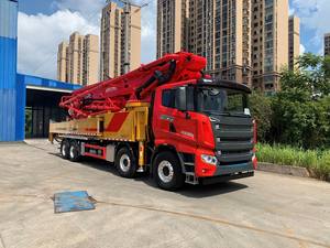 Truck <b>Mounted</b> Pump Diesel with 59.1M Vertical Conveying & 180CBM/H Productivity Famous Brand SYM5460THBF 600C-10 Construction - Product Image 4