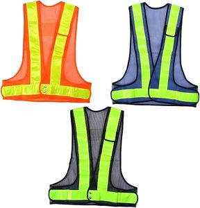 Gilet <span class=keywords><strong>de</strong></span> sécurité professionnel réfléchissant haute visibilité en maille respirante avec plusieurs poches - Product Image 2