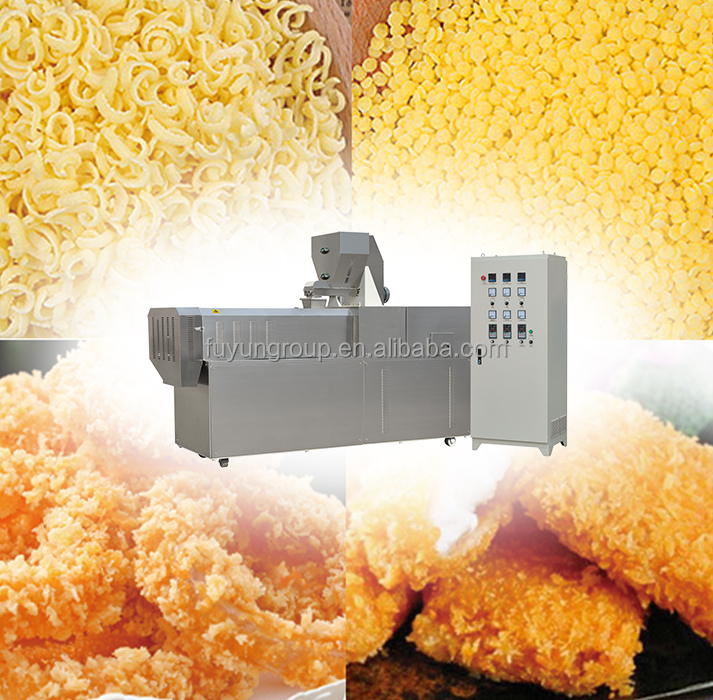 Professional Breadcrumbs Making Machine Bread Crumb Extruder Production Line