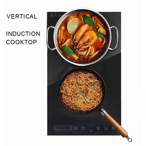 디지털 디스플레이 터치 컨트롤 크리스탈 플레이트 인덕션 스토브 더블 버너 인덕션 쿠커 - Product Image 3