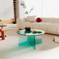 Luxuriös inspirierter Kunststoff-Couchtisch mit minimalistischem Acryl-Design, robust und langlebig für Wohnzimmer und Heimgebrauch