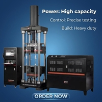Máquina de Ensayo Universal Electrohidráulica Servo de Espacio Único WPW-600SS 600KN para Pruebas de Compresión de Hormigón