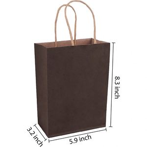 Bolsas de Papel para Regalo con Asas, Bolsas de Regalo Kraft para Fiestas de Cumpleaños, Compras Navideñas, Bodas, Bolsas de Papel de Regalo de Lujo - Product Image 2