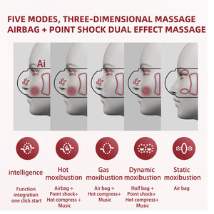 Dispositivo masajeador de ojos Airbag de doble masaje más <span class=keywords><strong>popular</strong></span> con punto de impacto independiente Ojos de desguace de rueda circular de doble capa - Product Image 5