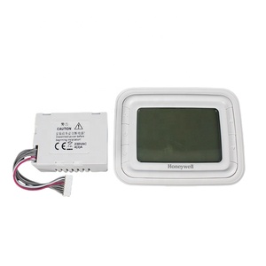 Termostato Digital Serie T6861 para Ventiloconvector de 2/4 Tubos, Pantalla Retroiluminada Blanca, Plástico PVC, Fácil Instalación, Sistemas HVAC, Escuela - Product Image 1