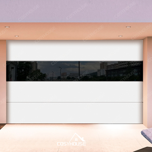 <span class=keywords><strong>Porte</strong></span> <span class=keywords><strong>de</strong></span> <span class=keywords><strong>garage</strong></span> <span class=keywords><strong>sectionnelle</strong></span> automatique moderne en aluminium <span class=keywords><strong>avec</strong></span> panneau à lattes isolé pour usage résidentiel - Product Image 4