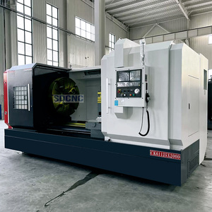 Chất Lượng Cao Ck61125 <span class=keywords><strong>CNC</strong></span> Giường Phẳng Máy Tiện Máy Công Cụ Lớn Ngang <span class=keywords><strong>Fanuc</strong></span> Hệ Thống Điều Khiển 220V Slant Giường Máy Tiện Nhiệm Vụ Nặng Nề - Product Image 3