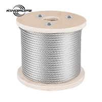 Cable de Acero Galvanizado de Alto Contenido de Carbono de 18-32 mm 6x37+FC con Servicios de Soldadura y Doblado