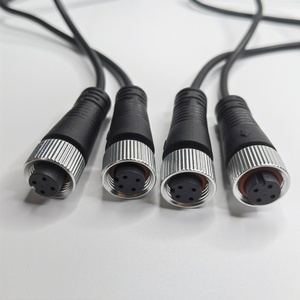 Cable de aviación M12 4P hembra personalizado OEM ODM, impermeable IP67, con aislamiento de PVC y cobre estañado, para uso en máquinas electrónicas - Product Image 5