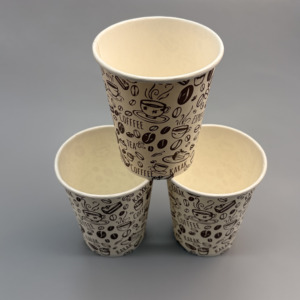 <b>Disposable</b> White Paper <b>Cup</b> Custom Logo 4oz 5oz 6oz 7oz 8oz Single Double Wall Available for Hot Drink - Product Image 2