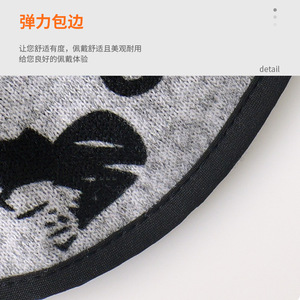 Faux Cashmere Warm <b>Headband</b> Floral Pattern Outdoor <b>Sports</b> Winter Ear Protection Unisex - Product Image 4