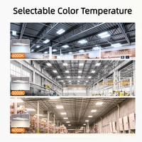 Prix usine Projecteur LED linéaire haute baie 160 200W 3CCT 3Watt avec détecteur de mouvement, certifié ETL DLC pour entrepôt, atelier, magasin