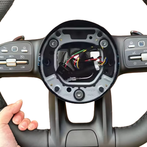 Volant sport en fibre de carbone personnalisé pour mercedes-benz W204 W205 W211 GLE <span class=keywords><strong>CLA</strong></span> W176 W213 W222 y compris la classe CLS G - Product Image 6