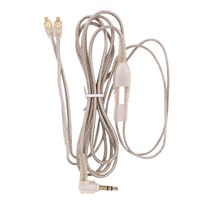 Câble audio de remplacement plaqué or 3,5 mm avec gaine en PVC pour écouteurs SE535 SE215, combinaison de blindage, en stock