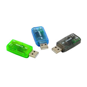 Micrófono de <span class=keywords><strong>Audio</strong></span> de tarjeta de sonido de 5,1 canales USB profesional de Venta caliente para computadora con función de grabación - Product Image 1