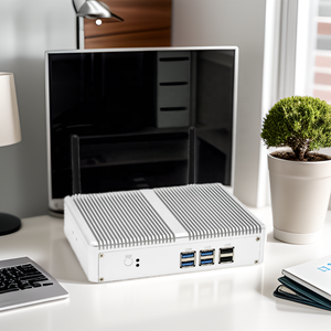 Nouvel ordinateur de bureau mini sans ventilateur Minitree M3 - <span class=keywords><strong>Intel</strong></span> I3 5005U Dual Core 8 Go GDDR4 2x USB2.0 4x USB3.0 SSD+HDD Windows 11 3 ans de garantie - Product Image 2