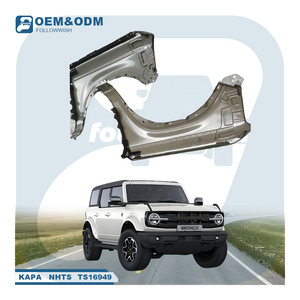 Kit de carrosserie pour voiture tout-terrain Bronco Go Kart 4X4 Garde-boue sport large avant M2DZ16006A pour Ford Bronco Garde-boue sport avant - Product Image 1