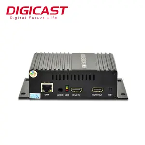 DMB-8800A Digicast H.264 Full HD 1080P IPTV Streaming Server Encodeur Gestion Web de haute qualité Youtube DNS Ustream Live System