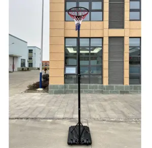 Aro de Basquete Profissional Ajustável para Exterior de 10 pés com Suporte de Aço e Tabela de Basquete - Product Image 2