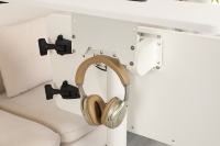 ADA 2025 Le plus récent bureau pneumatique à hauteur réglable-Bureau ergonomique à une jambe avec système de levage à gaz lisse