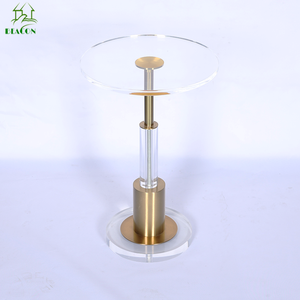 Modern Luxury C Shaped Side <strong>Table</strong> <strong>Mesa</strong> Auxiliar Beistelltisch Home Round Acrylic Nordic Small Coffee <strong>Table</strong> for Living Room - Product Image 2