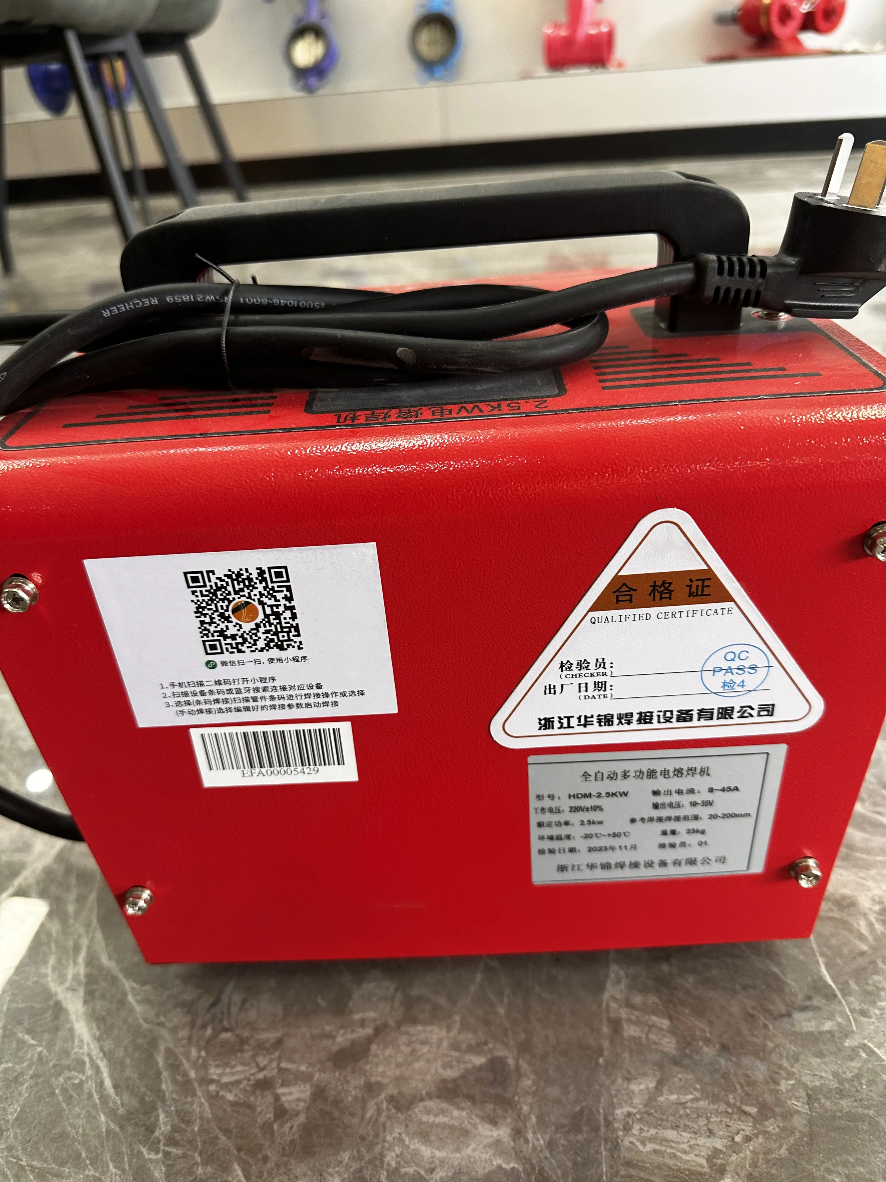 0-500mm poli raccordo elettrofusion saldatore portatile automatico saldatrice di testa