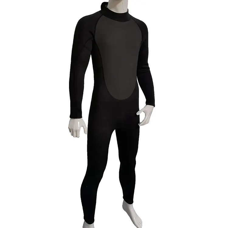 Factory Wholesale Men Wetsuit Custom One Piece Neoprene Swimming Diving Suit With Back Zipper