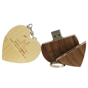 Tuổi Thọ Dài Hearshape <span class=keywords><strong>Usb</strong></span> Sticks Gỗ Trường Hợp <span class=keywords><strong>Flash</strong></span> <span class=keywords><strong>Drive</strong></span> Tùy Chỉnh Đa Năng Dung Lượng Ký Tự Tùy Chọn 32Gb 64Gb Cho PC - Product Image 5
