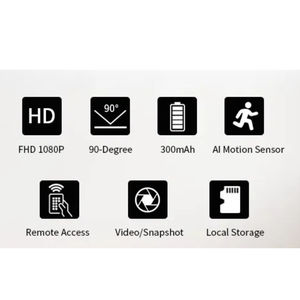 Nhỏ DIY HD 1080P WIFI Nanny Camera module với tầm nhìn ban đêm Mini không dây và phương tiện truyền thông loại - Product Image 4