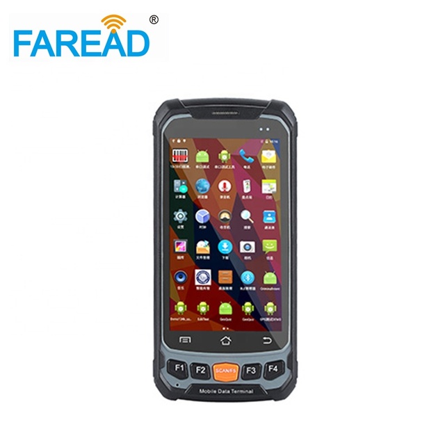 Rugged Android PDA LF 125KHZ 134.2KHZ Handheld PDA Rfid Mobile Terminal Barcode Code Scanner Reader