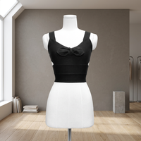 Pull en viscose et polyester tricoté pour femme, coupe courte et fine, confortable, design personnalisé, motif uni, sexy, tendance club