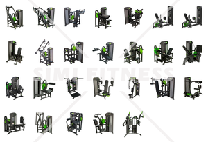 Máquina de Sentadillas con Carga de Discos SM PM para Gimnasio Comercial, Sistema de 3 Horquillas, Tecnología SmartStrength, Entrenamiento de Cadera - Product Image 6
