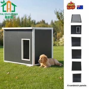 Büyük pet su geçirmez sandviç panel için köpek kulübesi taşınabilir kabin büyük pet kullanımı açık kapalı aile lüks tasarım kulübesi köpek - Product Image 3