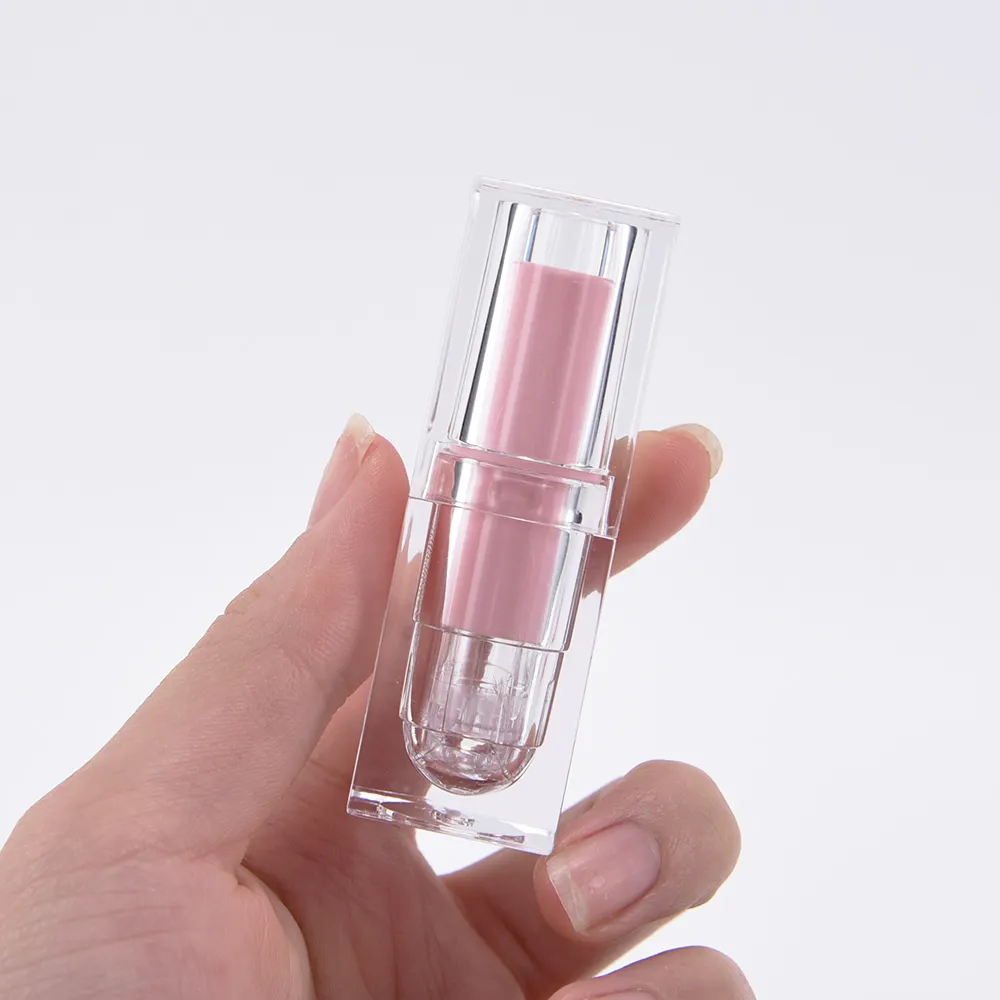 Macheda — mini rouge à lèvres carré à manches transparentes, jolie boîte/étui/conteneur pour rouge à lèvres, personnalisé, 2022mm, nouveau, 12.1