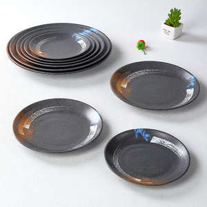 Plato Redondo Plano Estilo Japonés, Vajilla Multiusos para Bodas, Fiestas, Barbacoas, Restaurantes, Bufés - Product Image 3