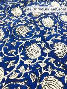 Hand Block Printed Cotton Quilted <b>Jacket</b> Traditional Handmade Outerwear Comfortable Lightweight Layering For All Seasons - Product Image 3