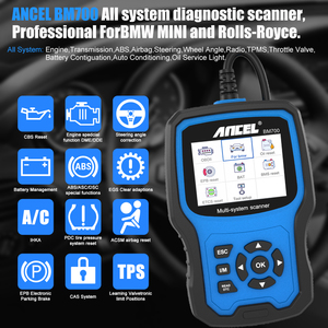 Escáner OBD2 ANCEL BM500 para BMW, Mini, Rolls-Royce, Herramienta de Diagnóstico Completo del Sistema con Reinicio de Aceite CBS EPB BMS y Registro de Batería - Product Image 3