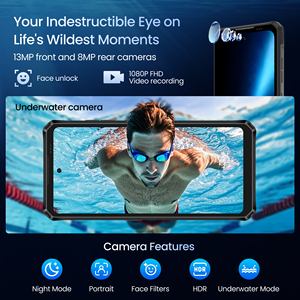 Brand New Original lagenio panther1 gồ ghề điện thoại 12GB + 128GB 6.7 "HD + 120Hz hiển thị 13MP + 8MP máy ảnh 5150mAh 4 gam gồ ghề điện thoại di động - Product Image 5